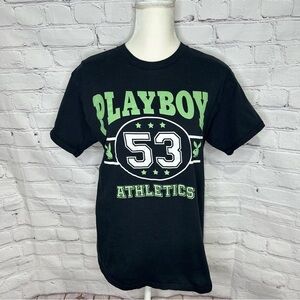 Playboy Athletics Varsity short sleeve graphic T-shirt